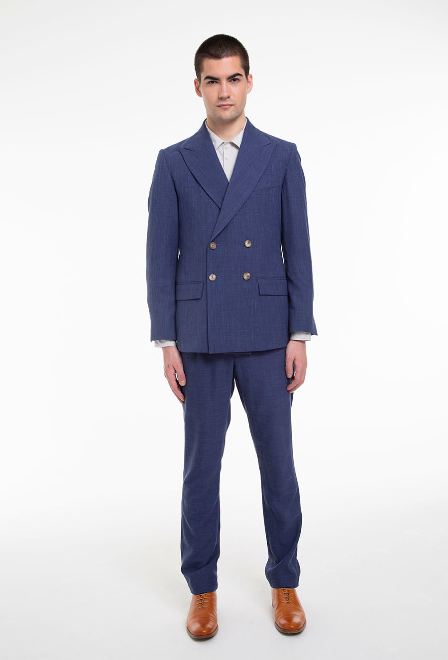 Double Breasted Soft Tailored Jacket – Flap Pocket